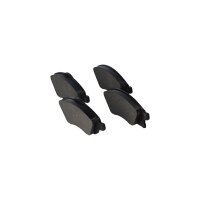 Brake pad set front discs wear-alert 16 mm VALEO for e.g. OPEL CORSA