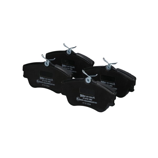 Brake pad set front discs 19 mm VALEO for e.g. VW TRANSPORTER