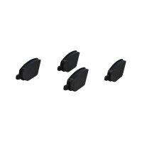 Brake pad set rear discs 17.3 mm VALEO for e.g. ALFA ROMEO 159