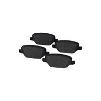 Brake pad set rear discs 17.3 mm VALEO for e.g. ALFA ROMEO 159