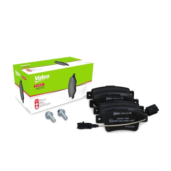 Bremsbelagsatz Scheiben hinten 17,2 mm VALEO für u.a. FIAT PUNTO