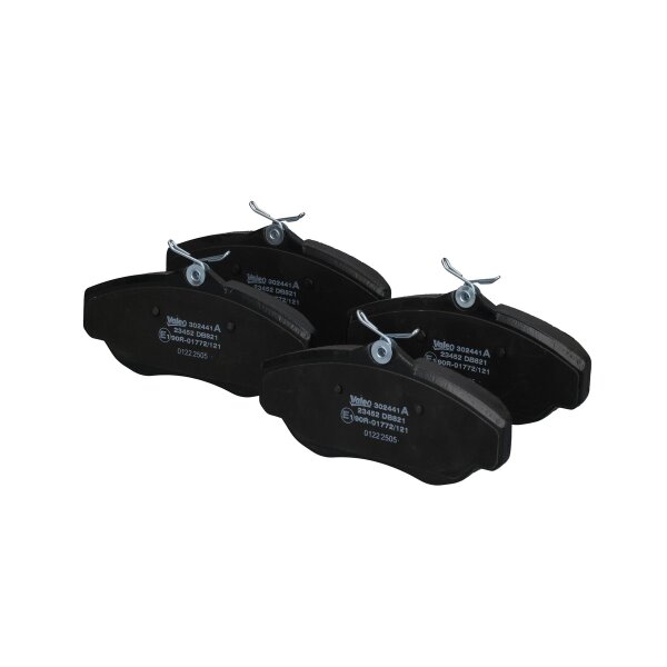 Brake pad set front discs 18.7 mm VALEO for e.g. LAND ROVER II