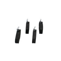 Brake pad set front discs 18.7 mm VALEO for e.g. LAND...