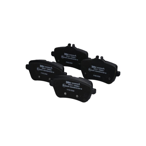 Bremsbelagsatz Scheiben hinten 18,5 mm VALEO für u.a. MB S-KLASSE