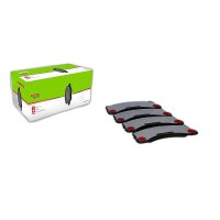 Brake pad set front discs 16.1 mm VALEO for PORSCHE...