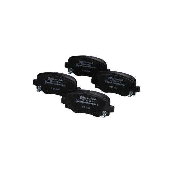 Brake pad set rear discs 17.2 mm VALEO for JEEP CHEROKEE and others