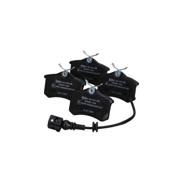 Bremsbelagsatz Scheiben hinten 17 mm VALEO passend...