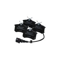 Bremsbelagsatz Scheiben hinten 17 mm VALEO passend für u.a. VW POLO