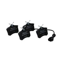 Bremsbelagsatz Scheiben hinten 17 mm VALEO passend für u.a. VW POLO