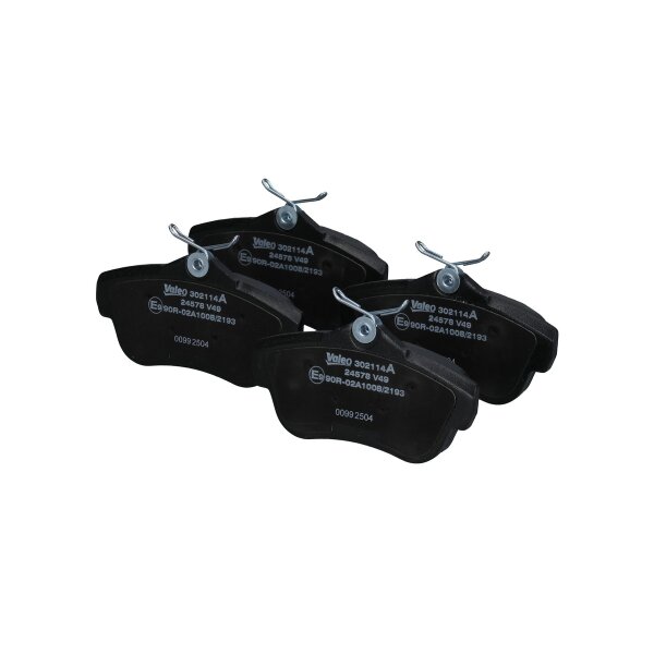 Bremsbelagsatz Scheiben hinten 16,9 mm VALEO für...