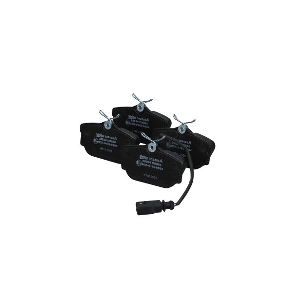 Brake pad set rear discs 16.5 mm VALEO for e.g. VW TRANSPORTER