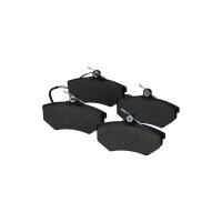 Brake pad set front discs 18.6 mm VALEO IAM-Expertise suitable for e.g. VW GOLF