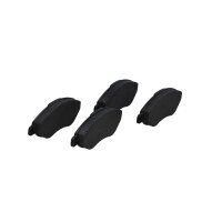 Brake pad set front discs wear-alert 18.7 mm VALEO for e.g. OPEL CORSA