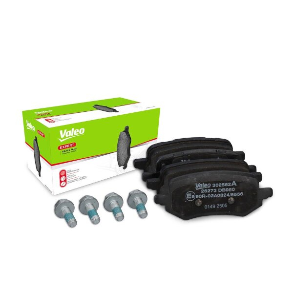 Bremsbelagsatz Scheiben hinten 14,3 mm VALEO IAM-Expertise passend für FORD PUMA