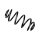 Suspension Spring Rear Axle BILSTEIN for e.g. OPEL Insignia A