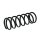Suspension Spring front axle coil spring Ø 128 mm KYB for e.g. FORD TAUNUS