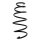 Suspension Spring front axle coil spring KYB for e.g. OPEL ASTRA