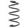 Suspension Spring front axle coil spring KYB suitable for e.g. VW GOLF