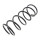 Suspension Spring front right coil spring Ø 140 mm KYB for e.g. NISSAN SUNNY