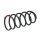 Suspension Spring front axle coil spring KYB IAM-Expertise for VW POLO