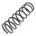 Fahrwerksfeder Vorderachse Schraubenfeder Ø 106 mm KYB für u.a. FORD ORION