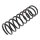 Suspension Spring front axle coil spring Ø 110 mm KYB for e.g. FORD ESCORT