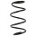 Suspension Spring Front Axle Ø 156 mm KYB for BMW 2 Series and others