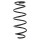 Suspension Spring front axle coil spring Ø 136 mm KYB for e.g. CITROËN C1