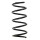 Suspension Spring front axle coil spring Ø 140 mm KYB for HONDA CIVIC