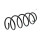 Suspension Spring front axle coil spring Ø 160 mm KYB for e.g. MB E-CLASS