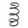 Suspension Spring front axle coil spring Ø 158 mm KYB for MB GLA-CLASS