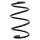 Suspension Spring front axle coil spring KYB for MERCEDES-BENZ GLA-CLASS
