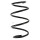 Suspension Spring front axle coil spring Ø 165 mm KYB for MB GLA-CLASS