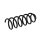 Suspension Spring front axle coil spring Ø 116 mm KYB for e.g. MB C-CLASS