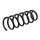 Suspension Spring front axle coil spring Ø 116 mm KYB for e.g. MB C-CLASS