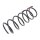 Suspension Spring front axle coil spring Ø 157 mm KYB for CITROËN ZX and others