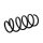 Suspension Spring front axle right coil spring KYB for HONDA CR-V