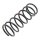 Suspension Spring front axle coil spring Ø 110 mm KYB for FORD FIESTA