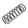 Suspension Spring front axle coil spring Ø 109 mm KYB for FORD ESCORT