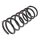 Suspension Spring front axle coil spring Ø 106 mm KYB for MAZDA MX-5