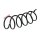 Suspension front axle coil spring Ø 128 mm KYB for LANCIA YPSILON