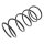 Suspension Spring front axle coil spring Ø 172 mm KYB for e.g. MITSUBISHI COLT