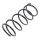 Suspension Spring front axle coil spring Ø 145 mm KYB for e.g. MITSUBISHI COLT