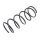 Suspension Spring Front Axle Ø 142 mm KYB for NISSAN ALMERA and others