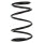 Suspension Front Axle Coil Spring KYB Aftermarket-Expertise for SUBARU FORESTER