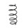 Suspension Front Axle Coil Spring Ø 158 mm KYB for MB GLK-KLASSE