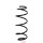 Suspension Front Axle Coil Spring Ø 163 mm KYB for e.g. MB E-KLASSE