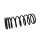 Suspension front coil spring Ø 151 mm KYB for e.g. LAND ROVER DEFENDER