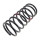 Suspension Spring front axle Ø 147 mm KYB for SKODA FELICIA and others