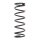 Suspension Spring front axle coil spring Ø 103 mm KYB for SUBARU JUSTY